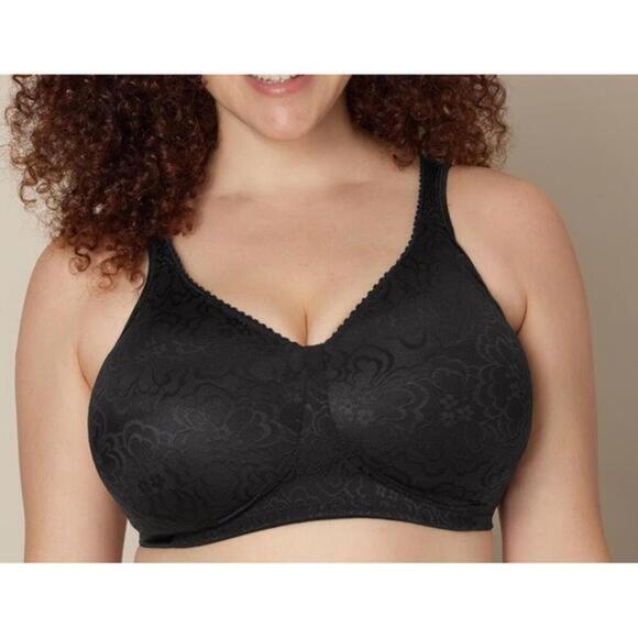 Playtex Other - Playtex 18 Hour Bra Wirefree Ultimate Lift True Support Womens 4745 42DD Black